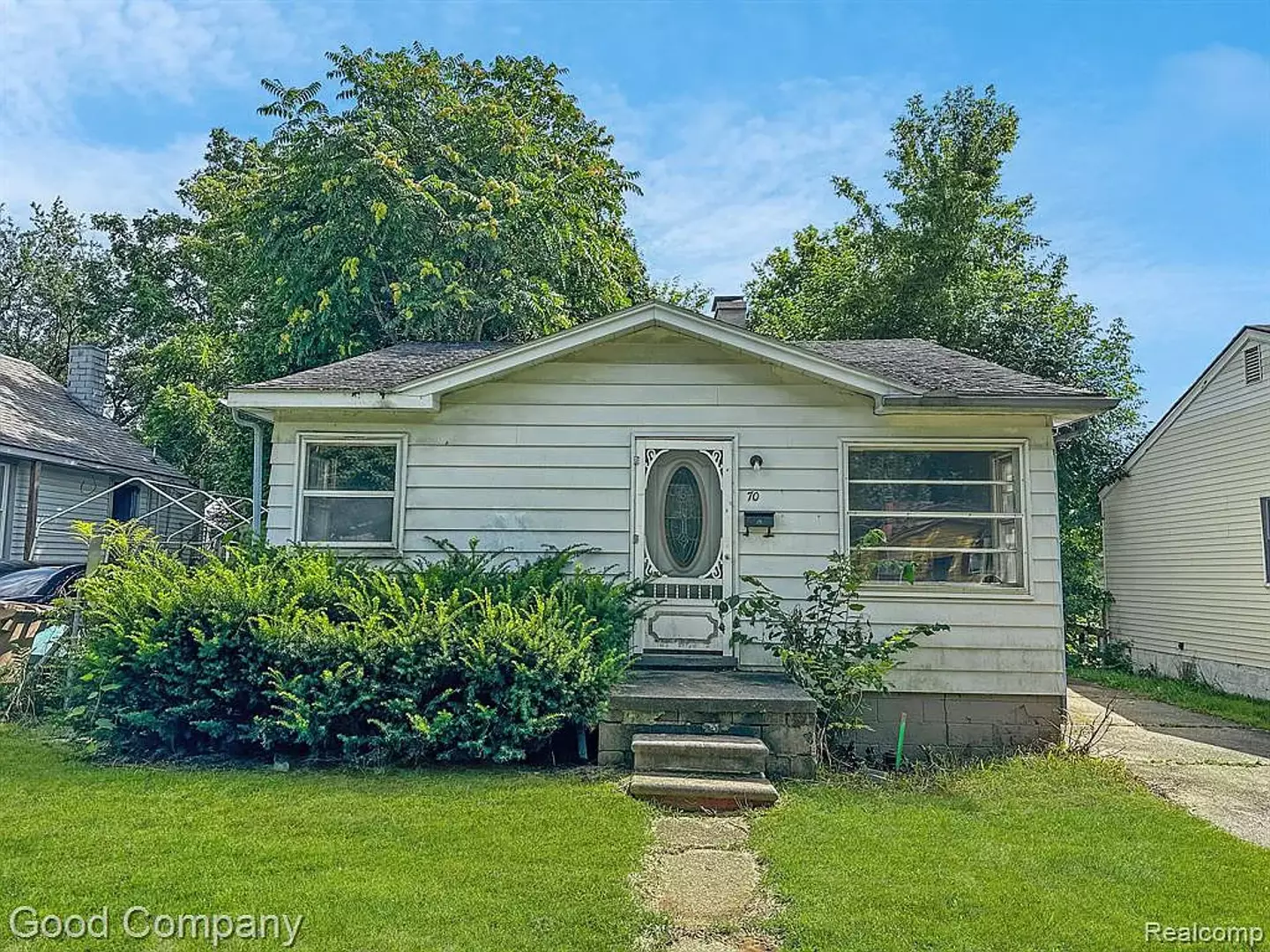 The two-bedroom property has been listed for just one dollar.