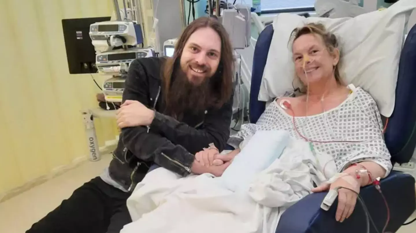 Karen and her son Jordan, who launched the fundraiser (GoFundMe)