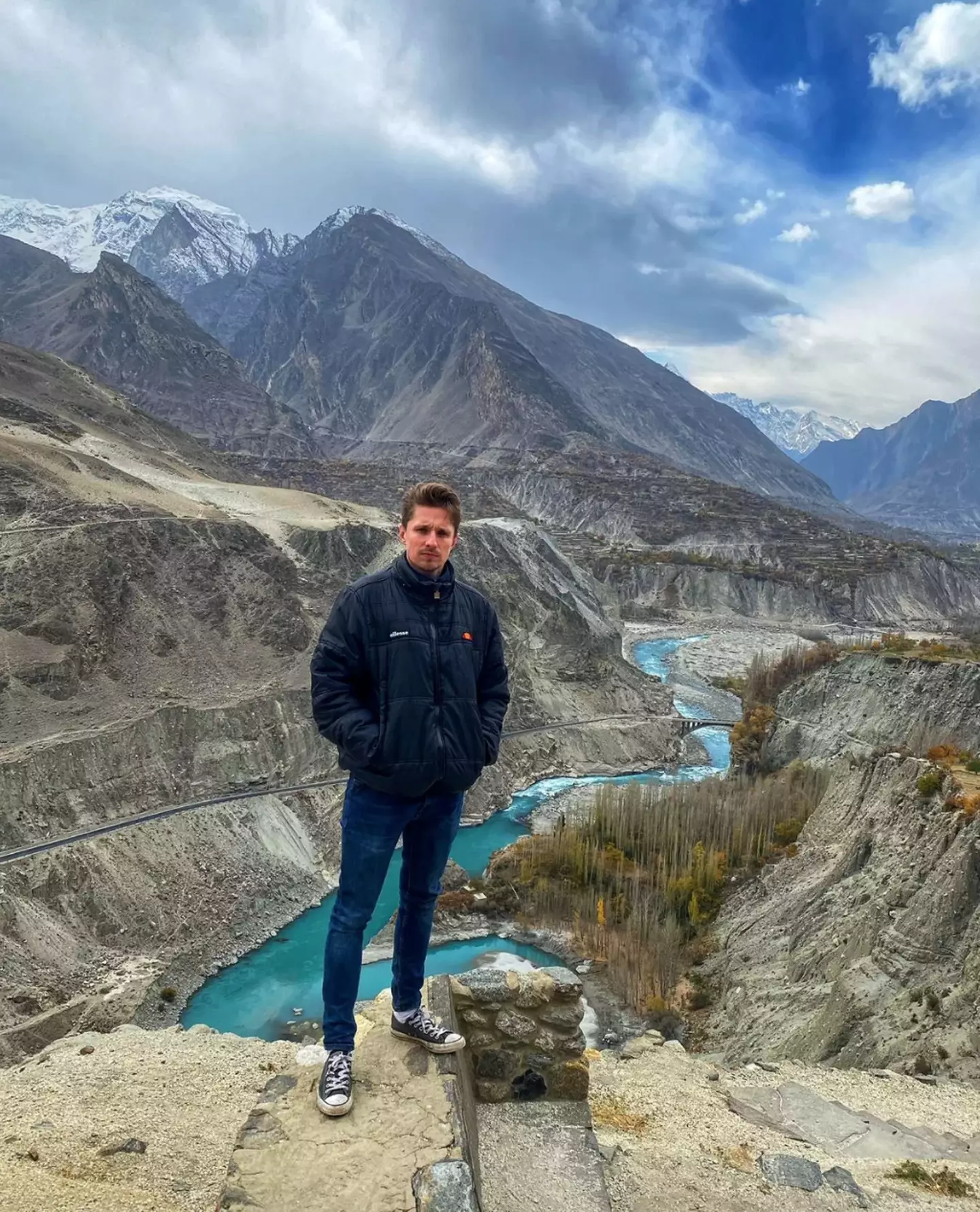 Ben shares his travels to some of the most dangerous places on Earth with his 180k subscribers on YouTube (SWNS)