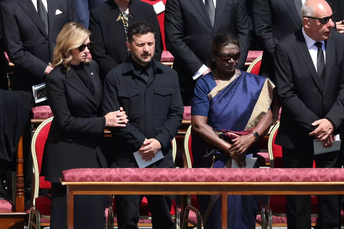 Zelenskyy has come under fire for not wearing a suit at Pope Francis' funeral - but there's a reason behind his fashion choice  (Alessia Pierdomenico/Bloomberg via Getty Images)