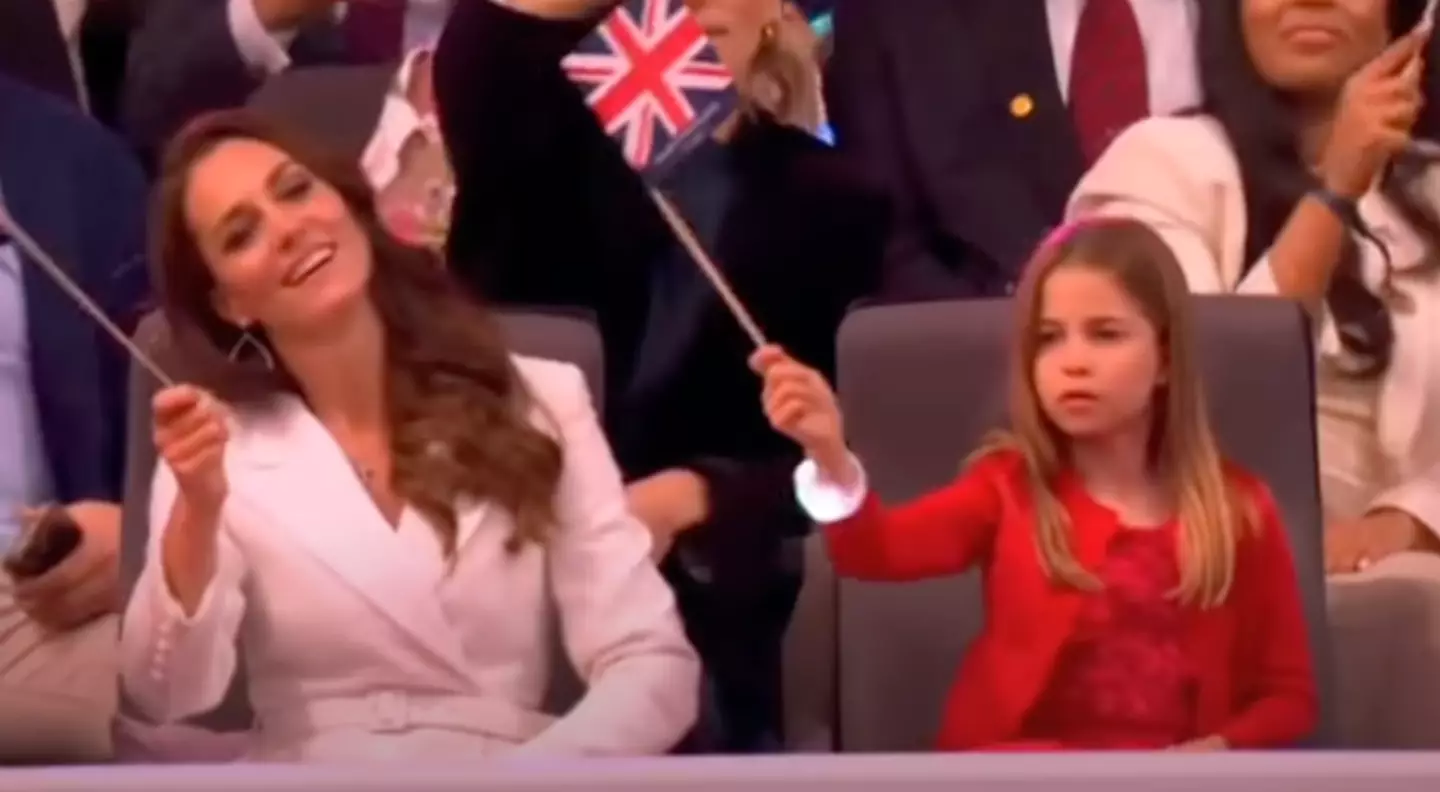 Kate Middleton and daughter Princess Charlotte were also seen enjoying the concert.