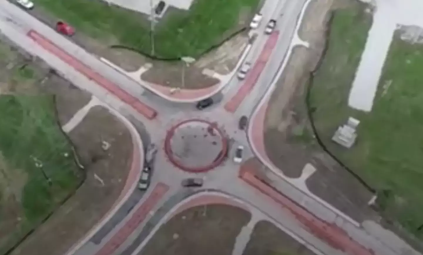 Locals were not impressed with the roundabout.