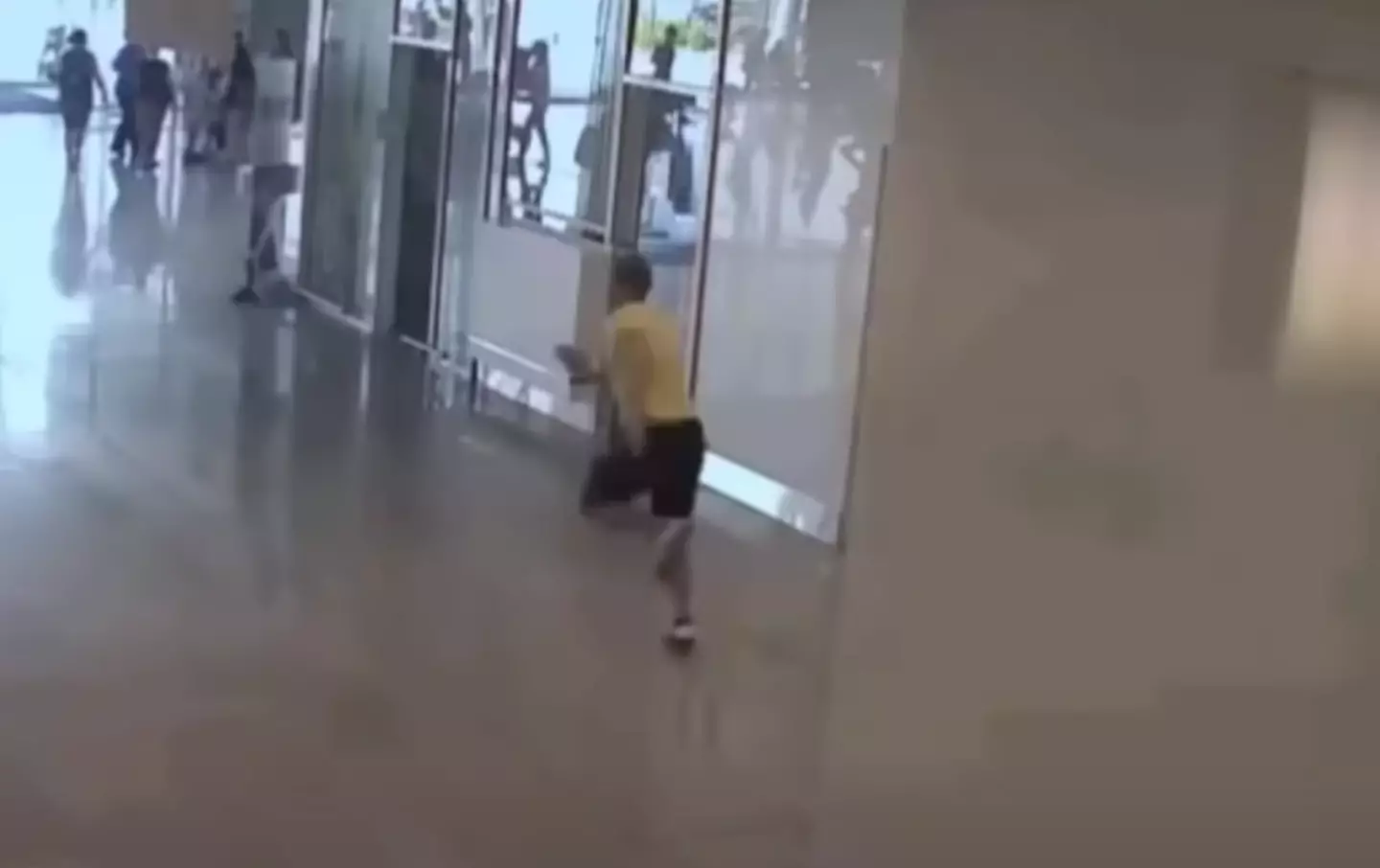 Final footage of 'world's most famous missing tourist' disappearing from airport before he was never seen again 1 Mittank was last seen running from an airport (YouTube)
