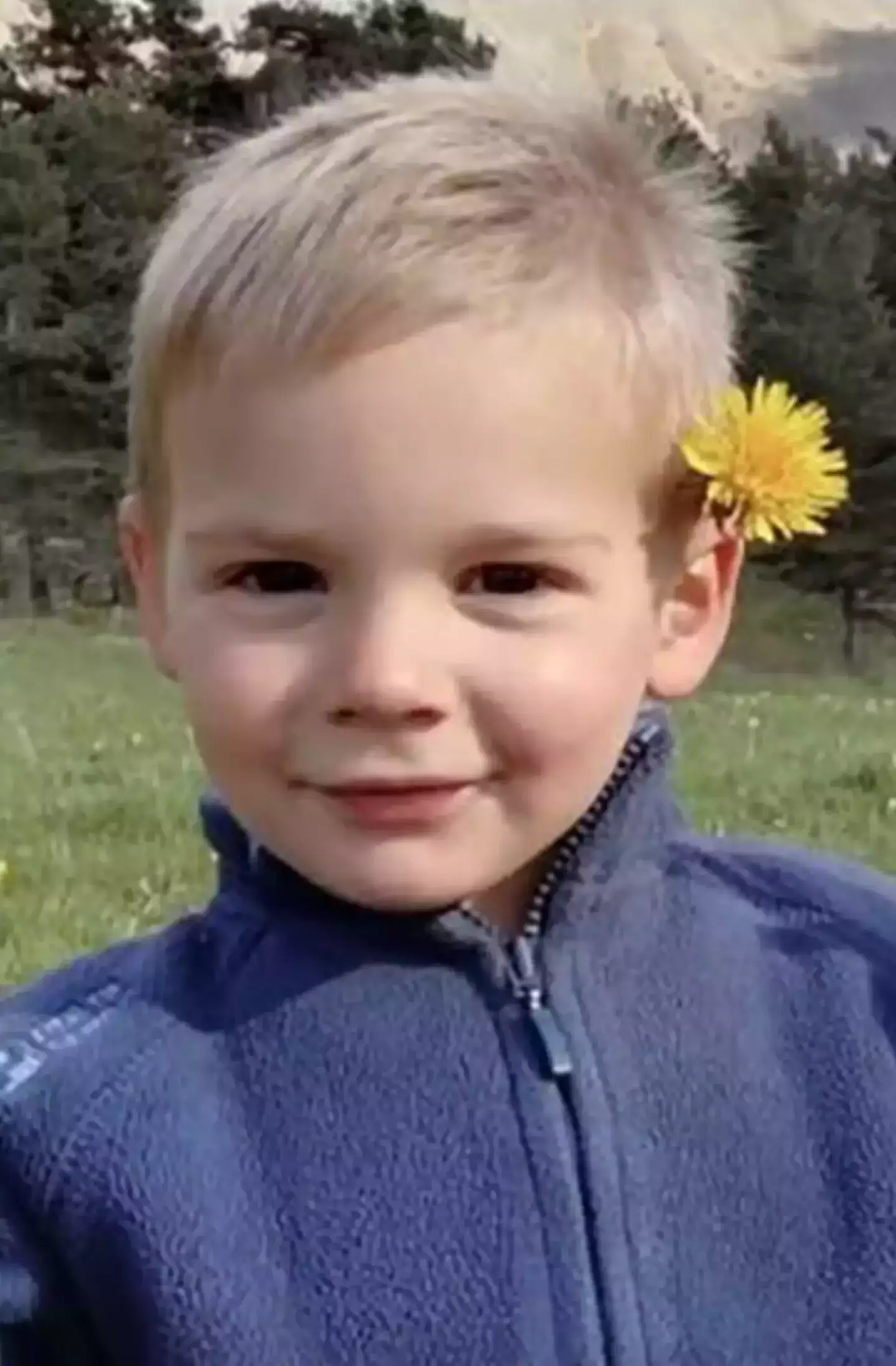The remains of the toddler were found by a hiker on 30 March (Police Handout)