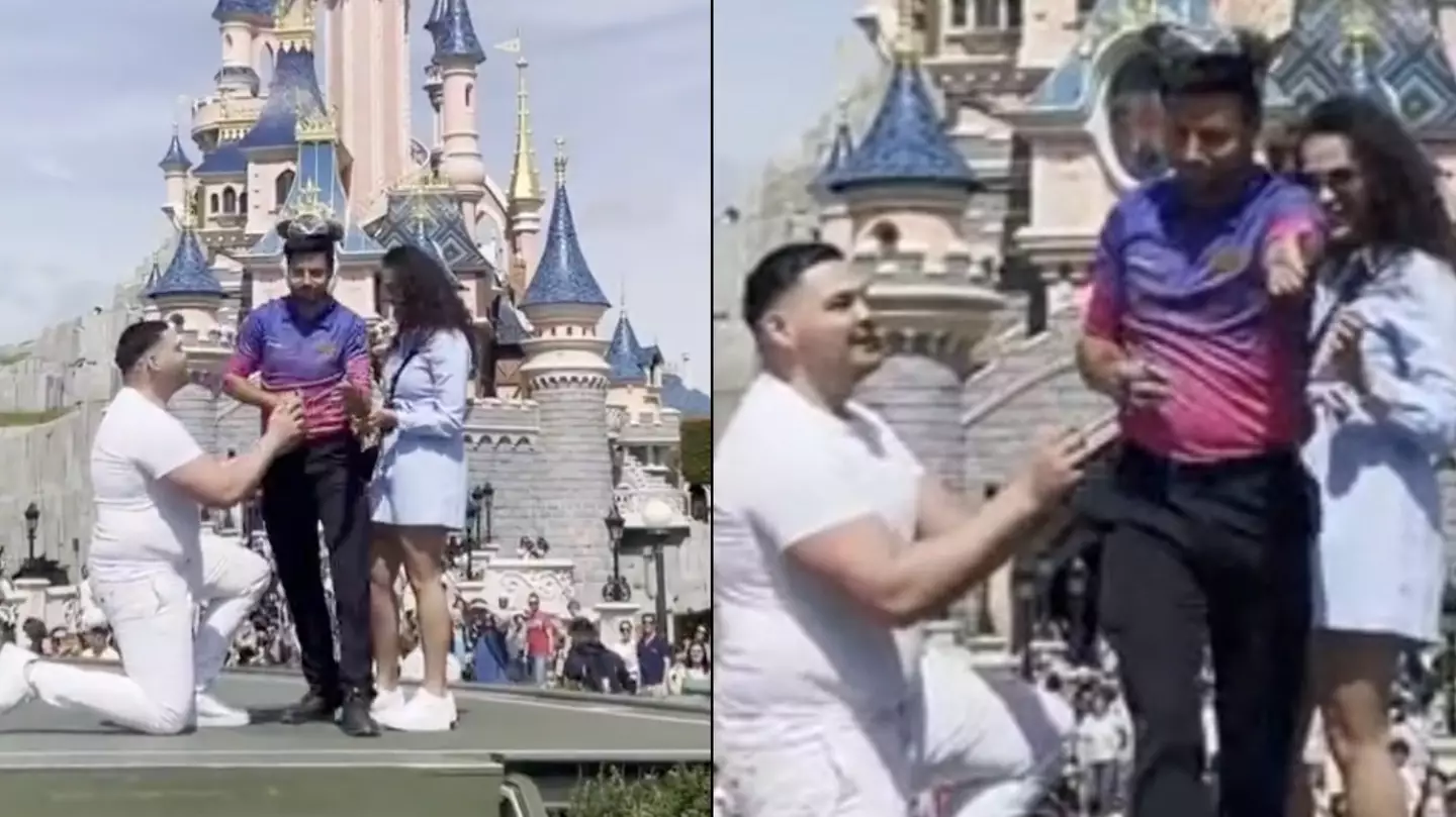 Disneyland Paris Apologises After Employee Swoops In To Ruin Proposal