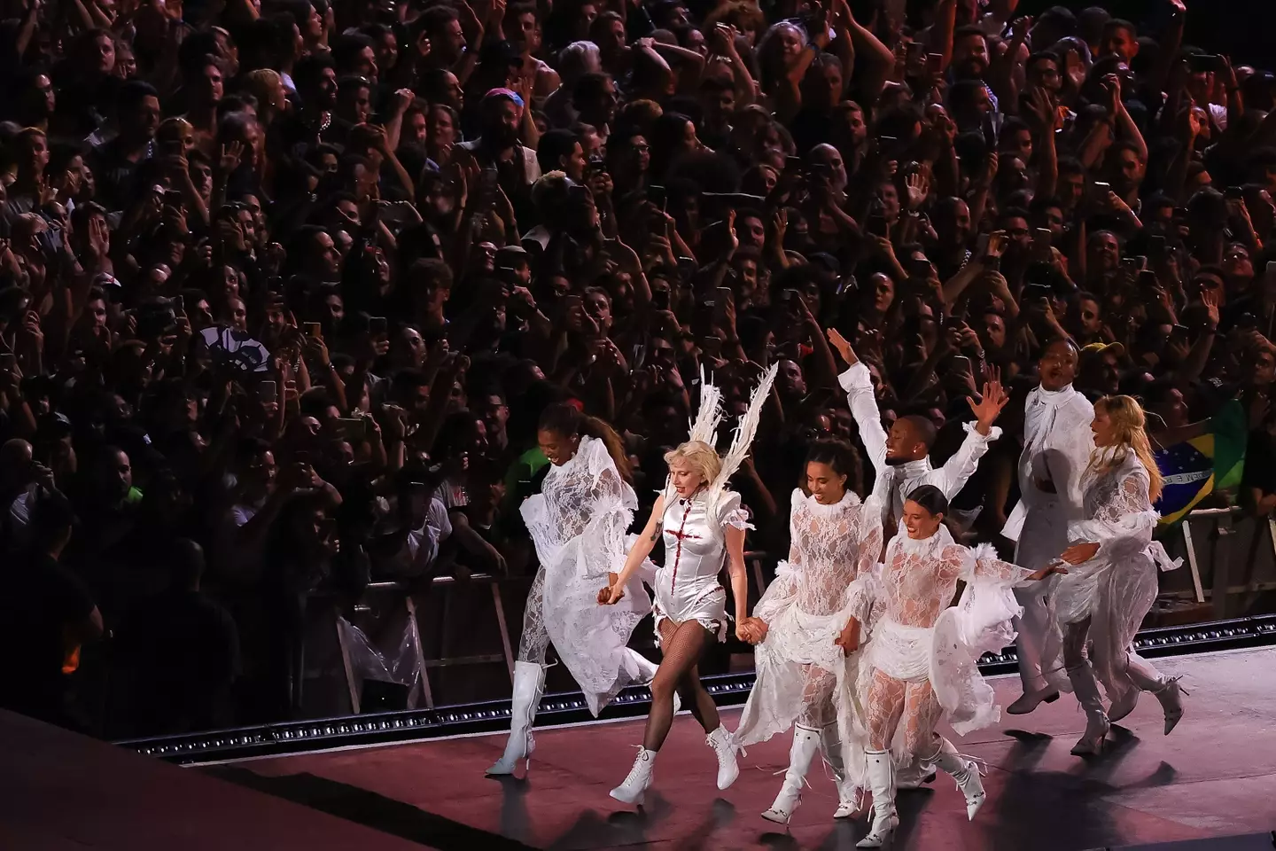 Over two million people showed up for the free concert (Buda Mendes/Getty Images)