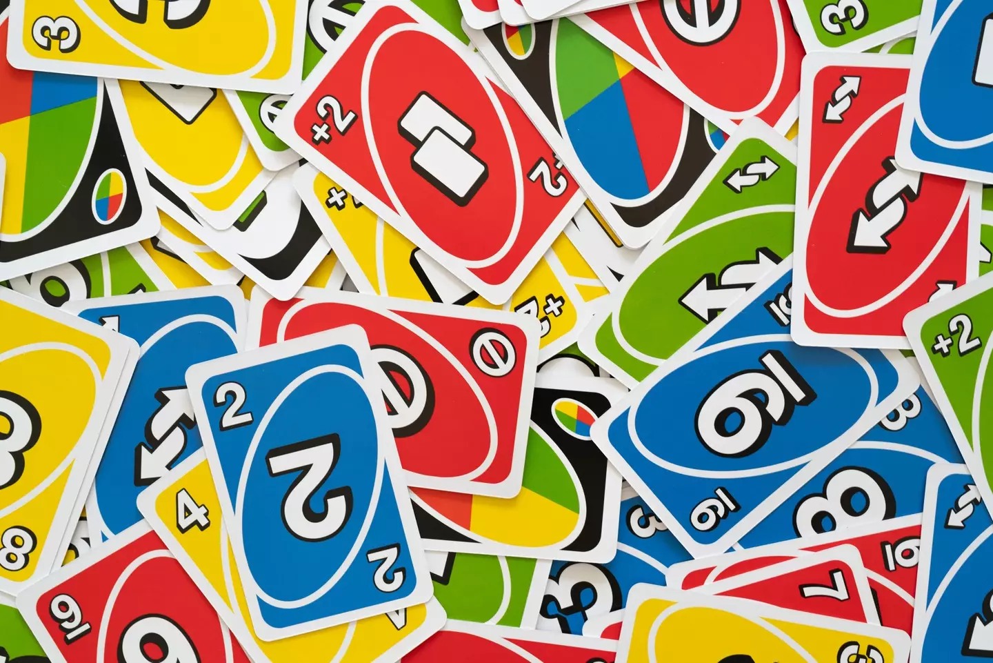 Remember, no stacking UNO cards. It's the rules.