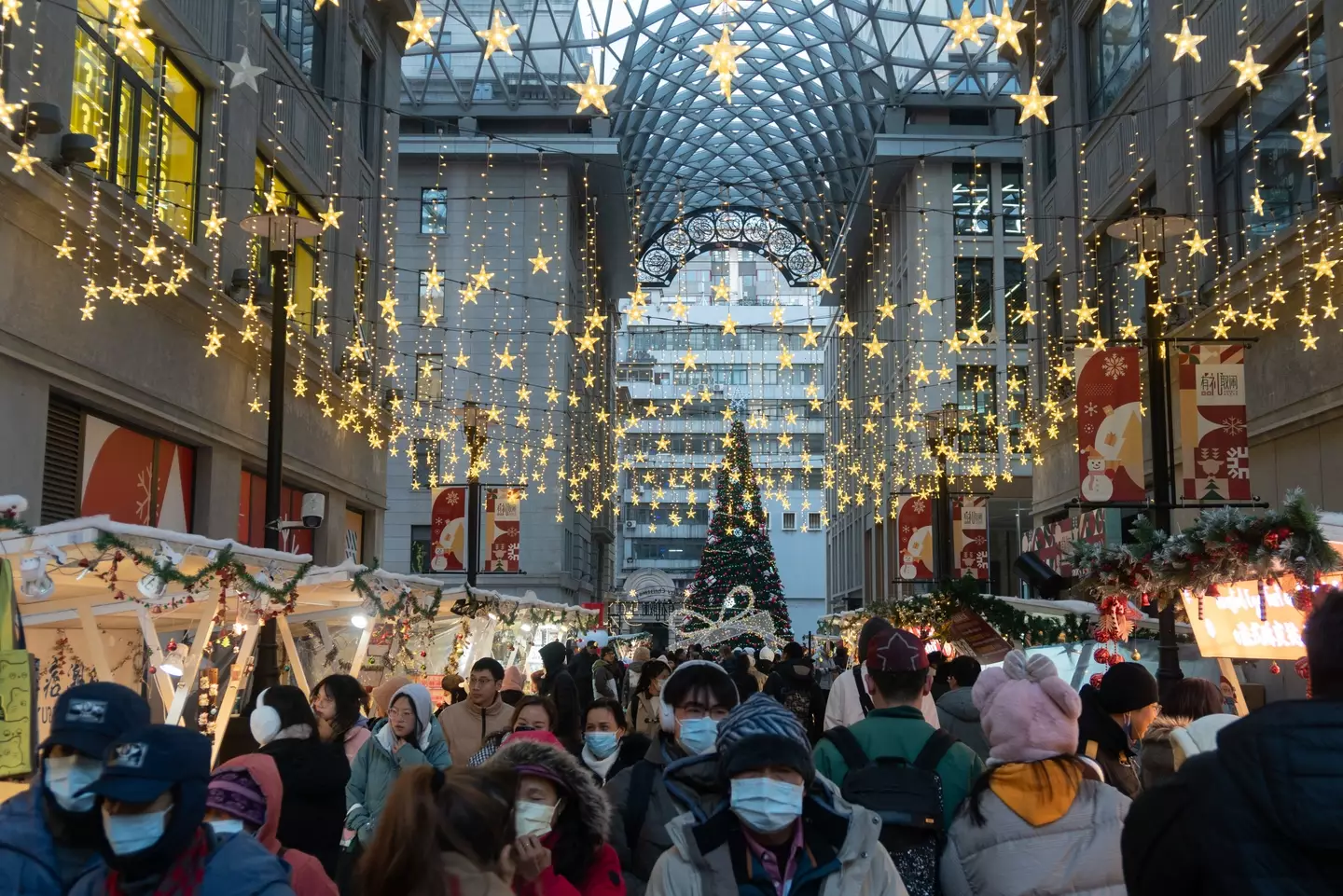 Some corners of China don't look like Shanghai does in December.