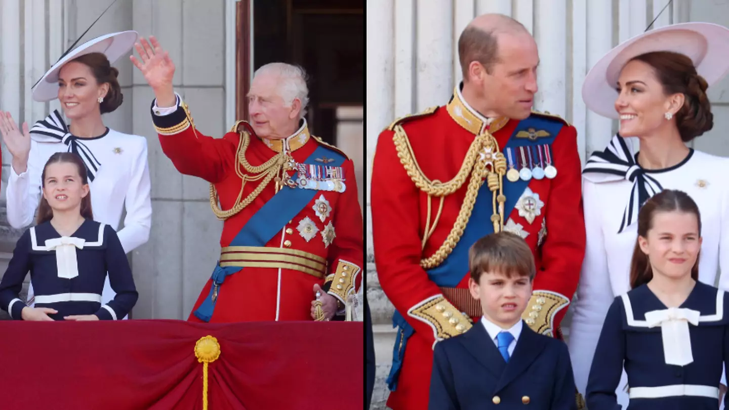 People notice touching gesture King Charles made to Kate Middleton in change from usual protocol