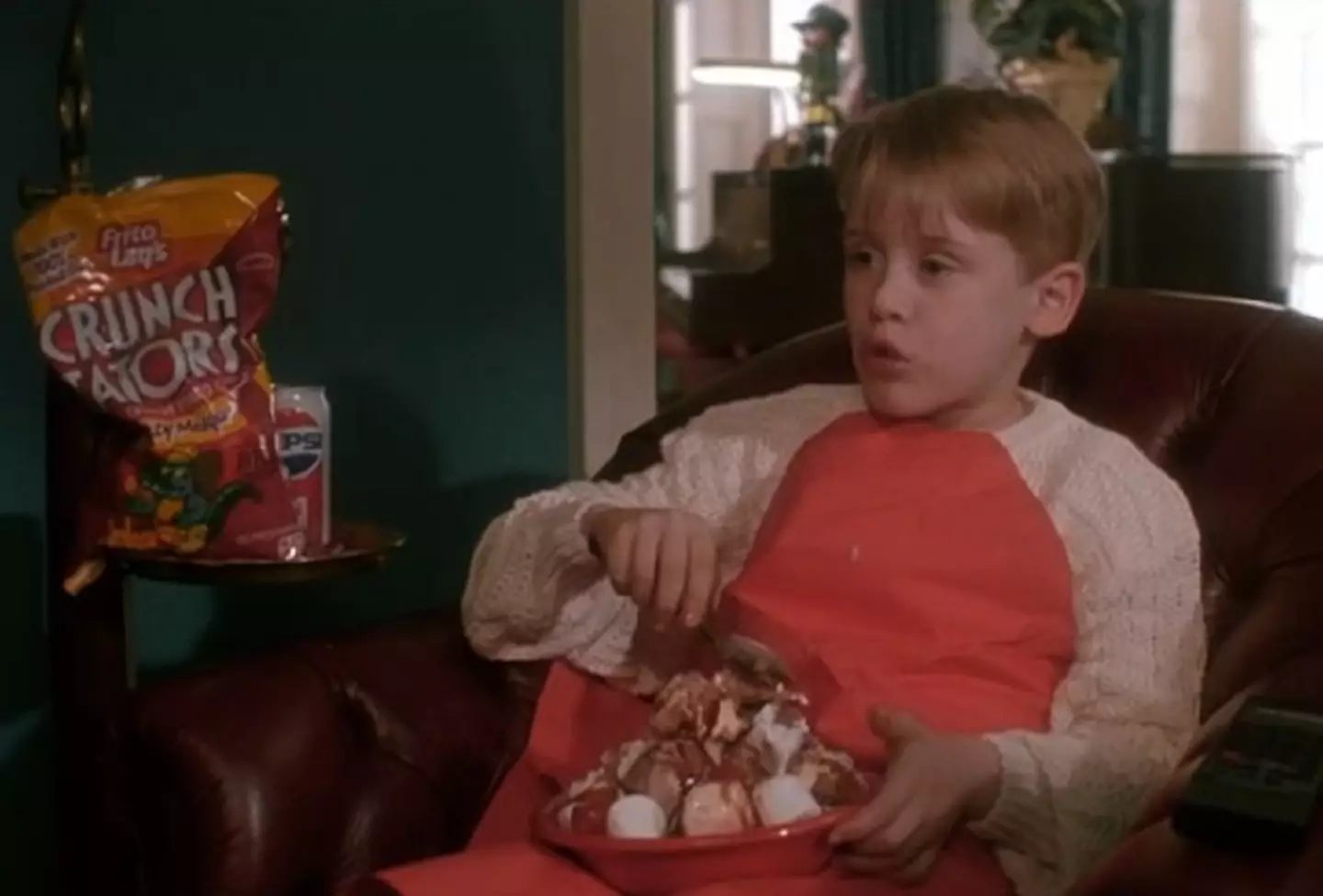 Macaulay Culkin in Home Alone.