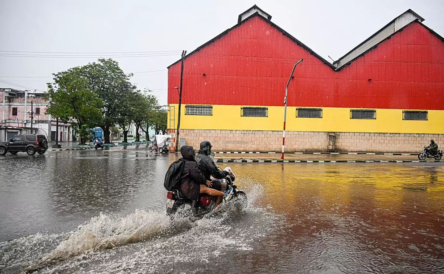 It is set to make landfall as a major hurricane in Cuba early on Wednesday (YAMIL LAGE/AFP via Getty Images)