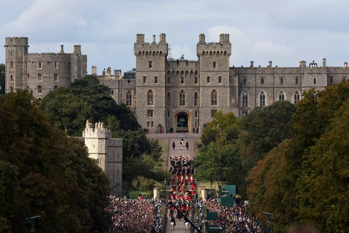 The Queen was laid to rest in St George's Chapel, Windsor.