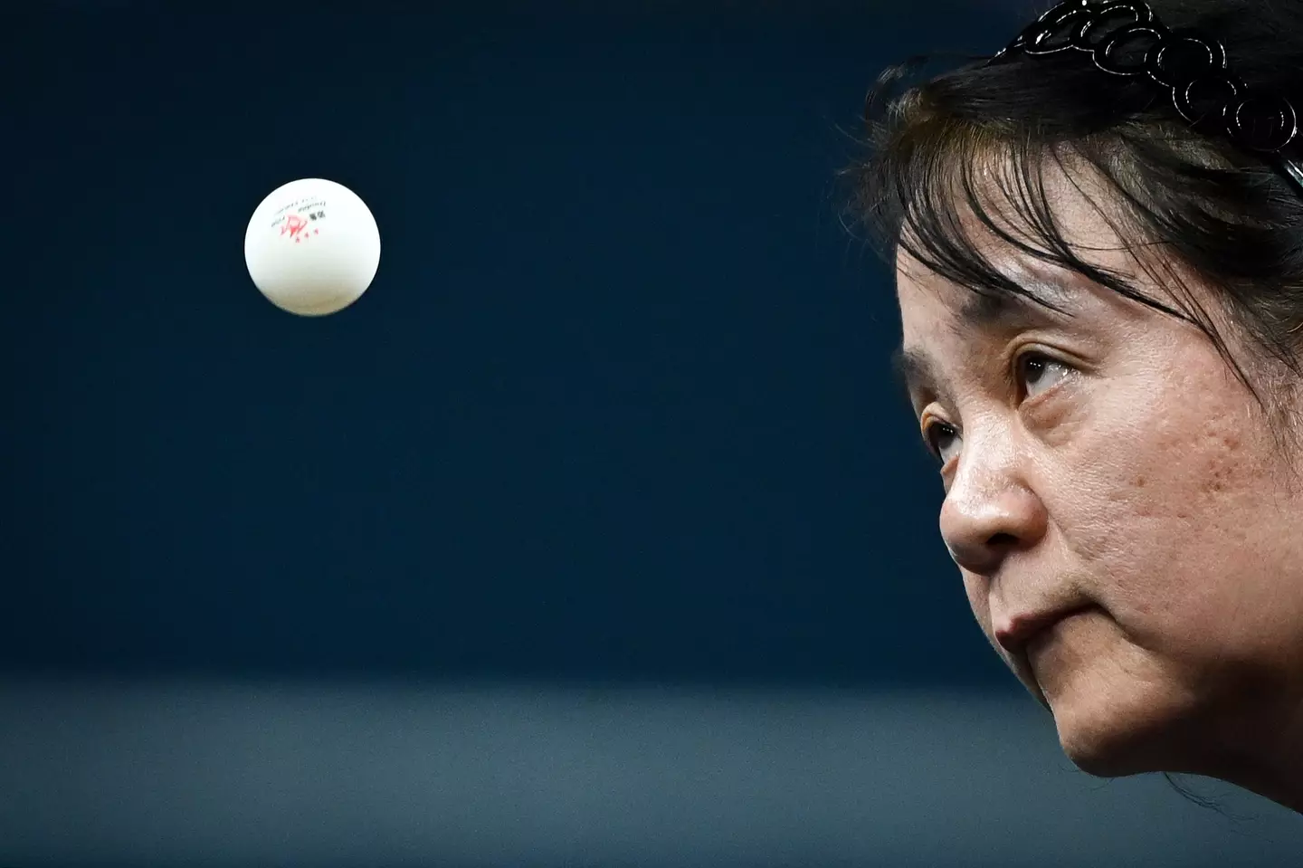 Eyes on the prize. (JUNG YEON-JE/AFP via Getty Images)