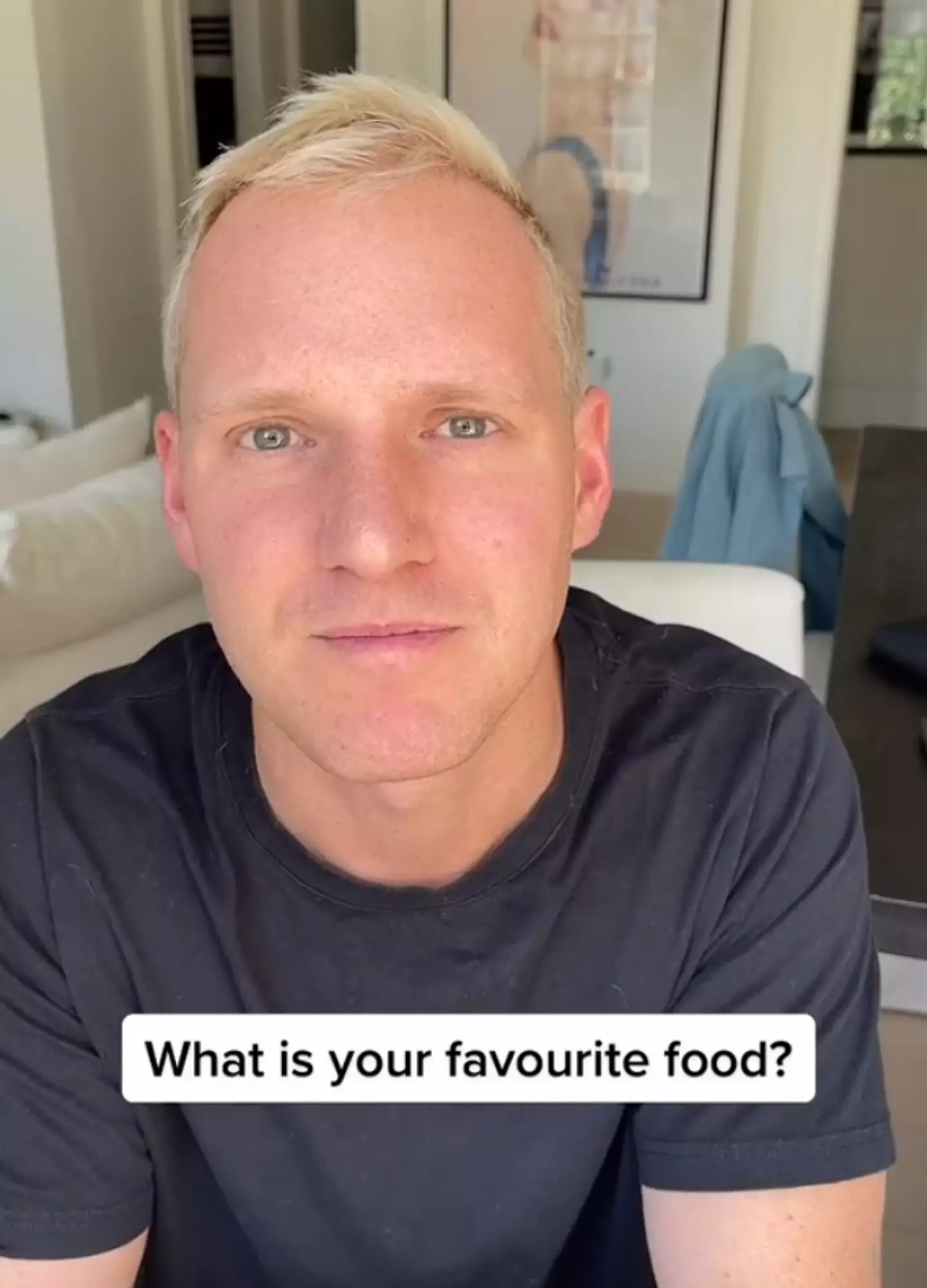 The test asks four questions about your favourite things.