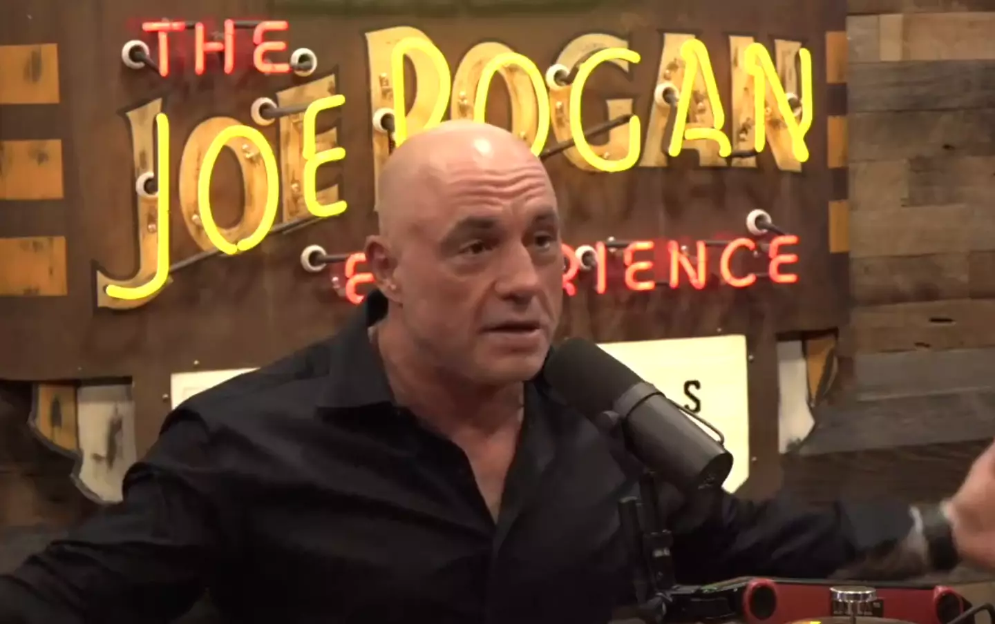Rogan has praised the R-word's return despite its connotations (YouTube/PowerfulJRE)
