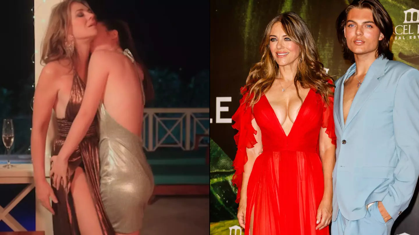 Liz Hurley's son admits filming his mum's sex scenes felt 'normal'