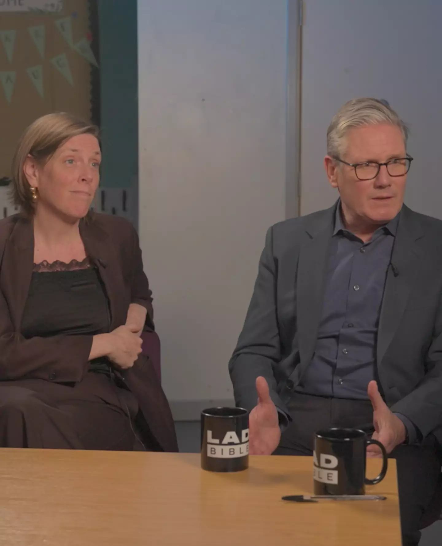 Prime Minister Keir Starmer and safeguarding minister Jess Phillips spoke to LADbible about the new strategy (LADbible)