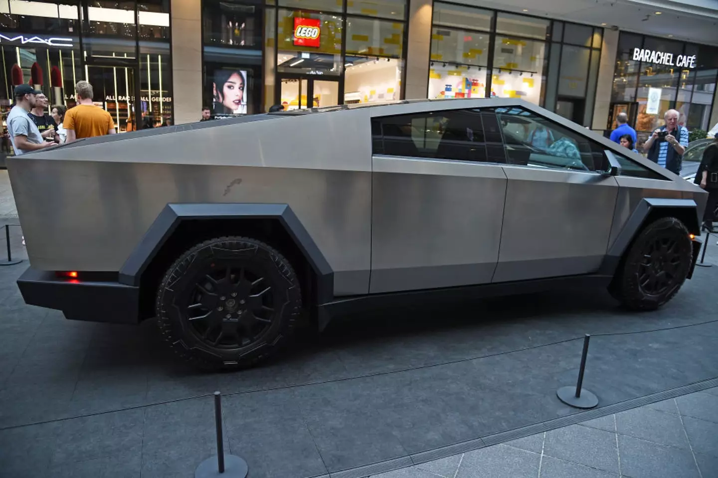 It's not clear whether the futuristic vehicle will pass UK safety laws. (Tristar Media/Getty Images)