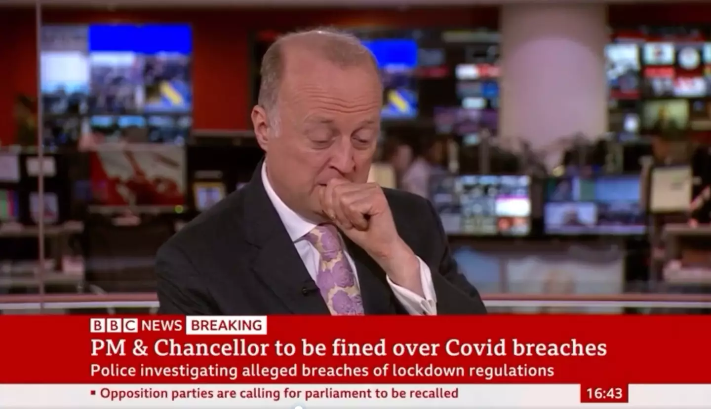 People have pointed out how 'British' his reaction was.