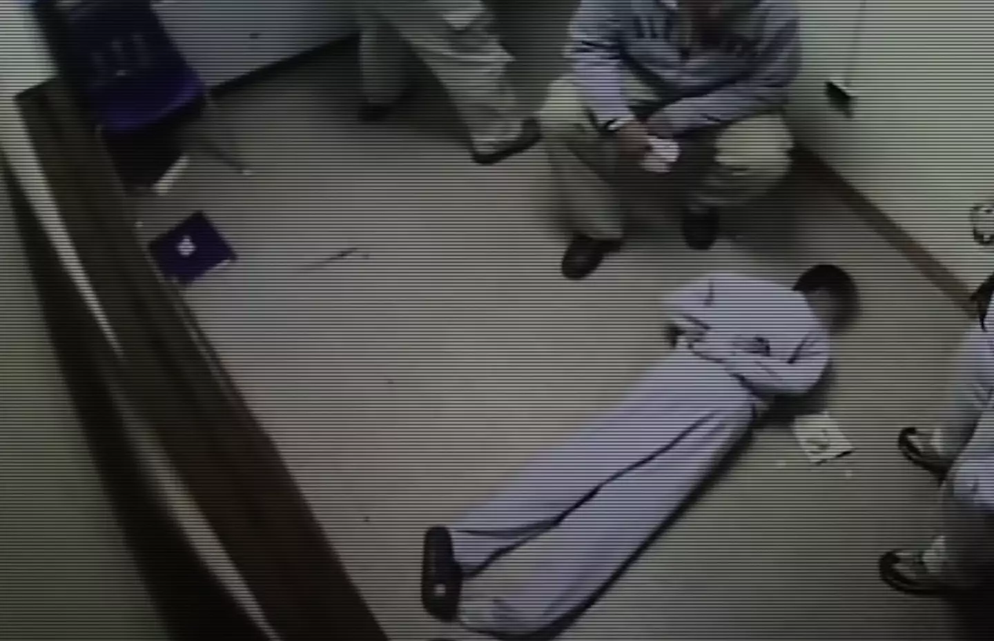 Archive footage was found of the students being physically abused.