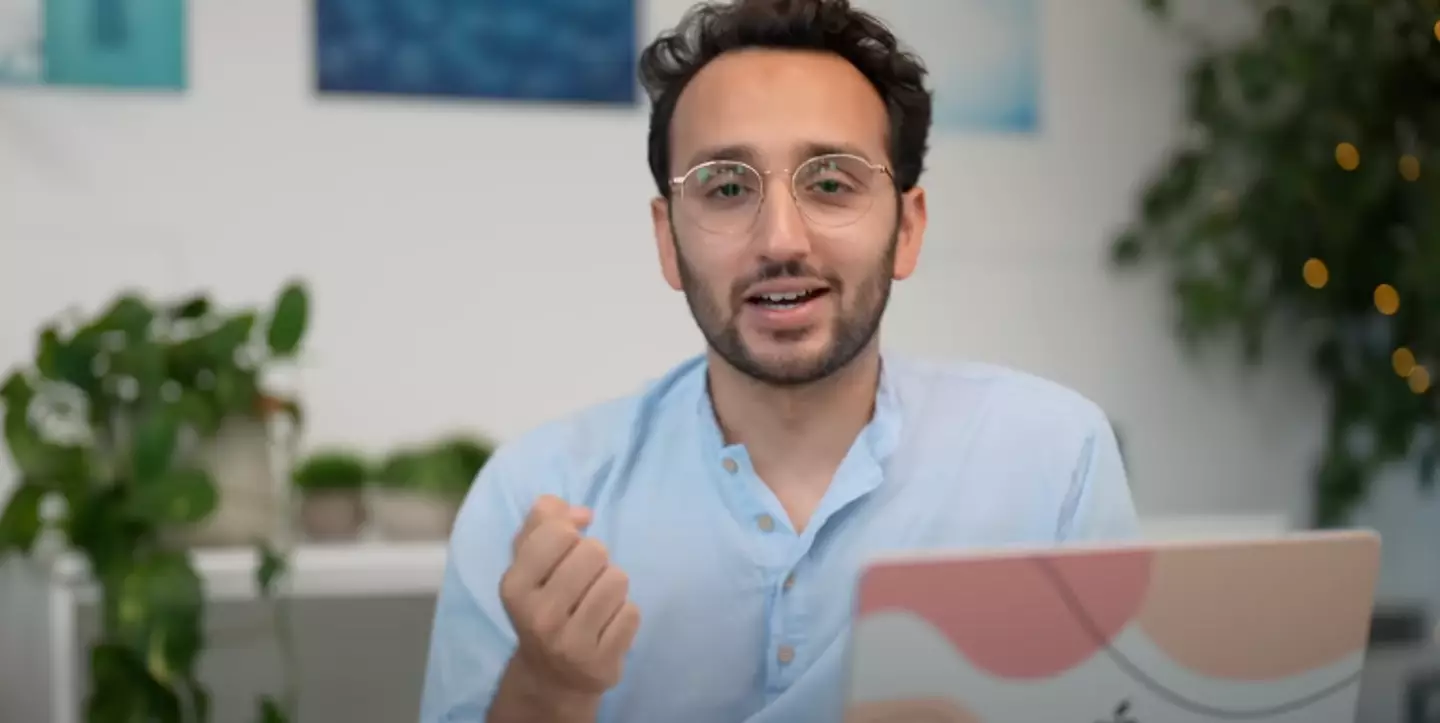 Former doctor Ali Abdaal started making YouTube videos in 2017, and is now on 6.13 million subscribers (YouTube/Ali Abdaal)