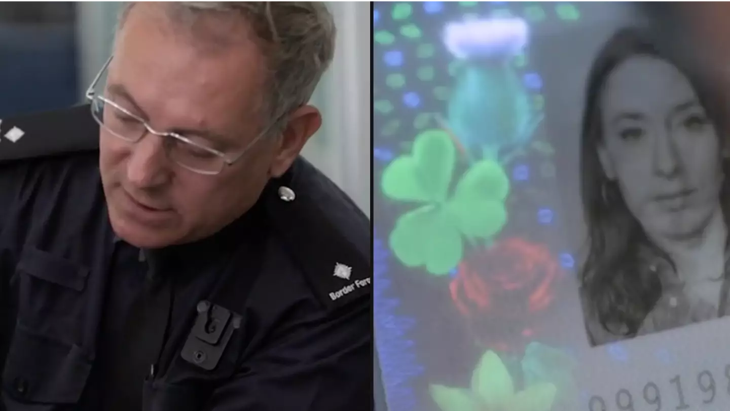 Border Officer shows the ‘secret patterns’ they look for when you pass over your passport