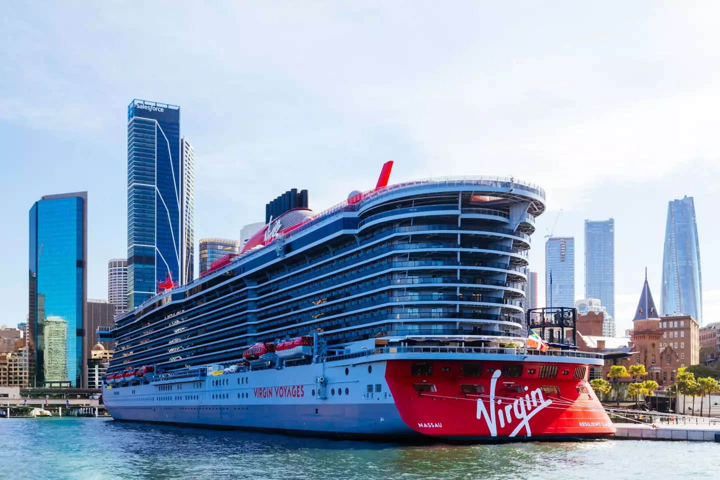 A Virgin Voyages cruise ship. Chris Putnam/Future Publishing via Getty Images