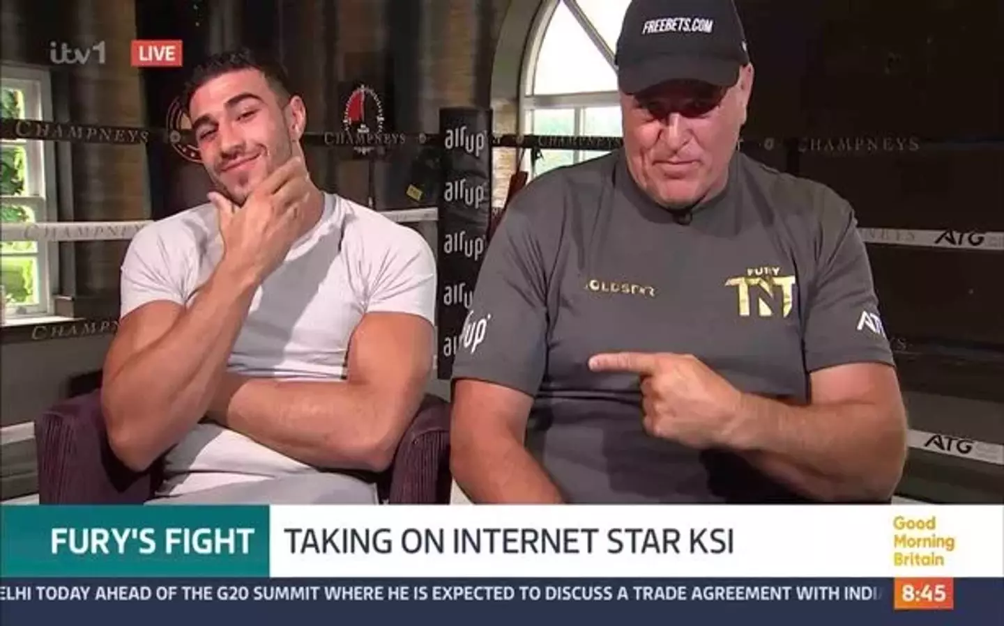 Fury appeared on Good Morning Britain to discuss the fight.