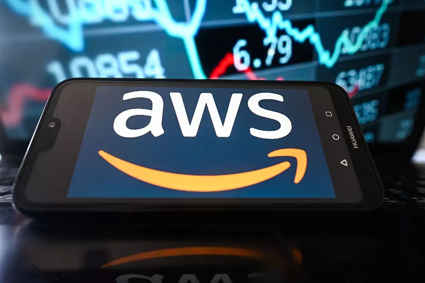 A third of the internet is said to rely on Amazon Web Services (AWS) who reported 'significant' errors to their system today (Omar Marques/SOPA Images/LightRocket via Getty Images)