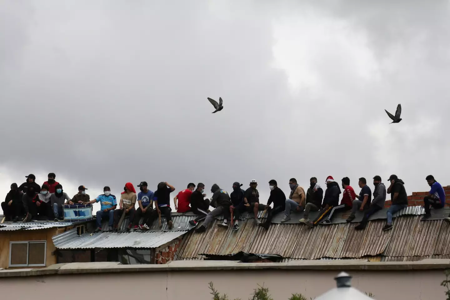 Thousands of people reside in San Pedro, but it was only built to accommodate hundreds. (Luis Gandarillas/Anadolu Agency via Getty Images)