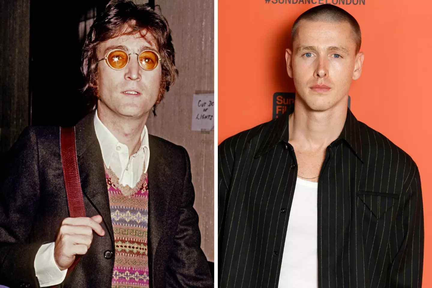 John Lennon and Harris Dickinson (Vinnie Zuffante via Getty Images / John Phillips via Getty Images)