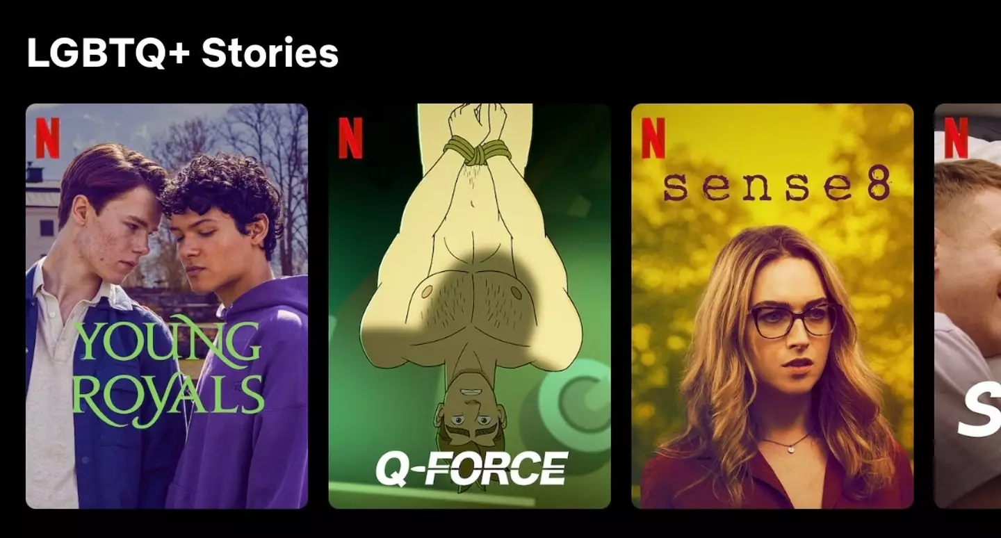 Netflix has a category called 'LGBTQ+ Stories' but its recommendation system goes further than that.
