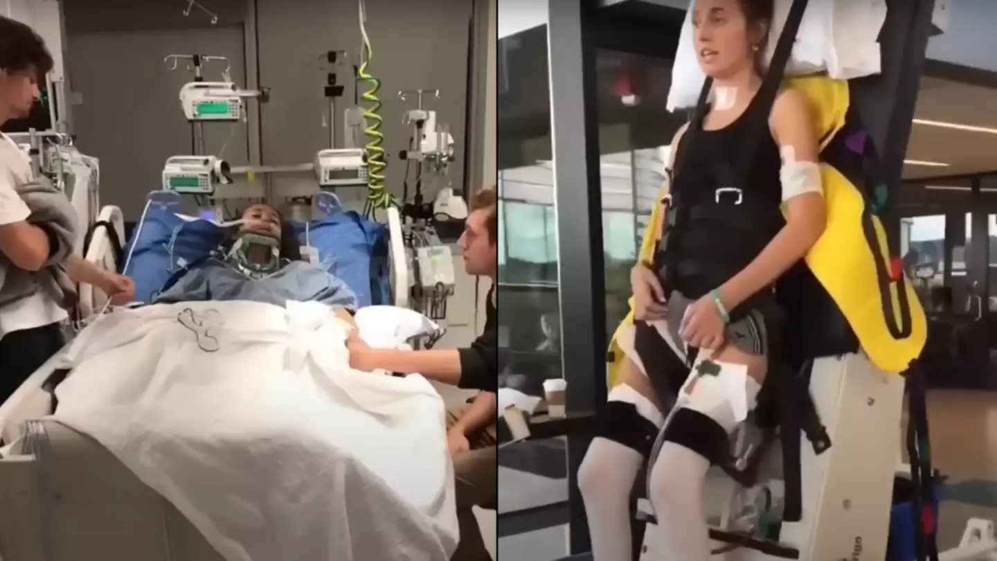 Woman issued major warning after freak accident while swinging on hammock left her paralysed