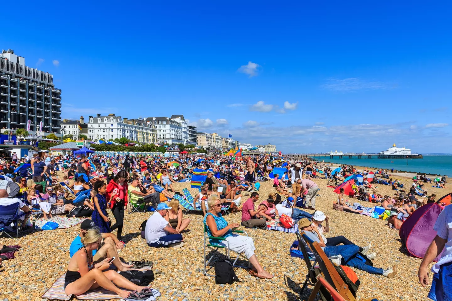 Many will flock to the beach with the rising temperatures.