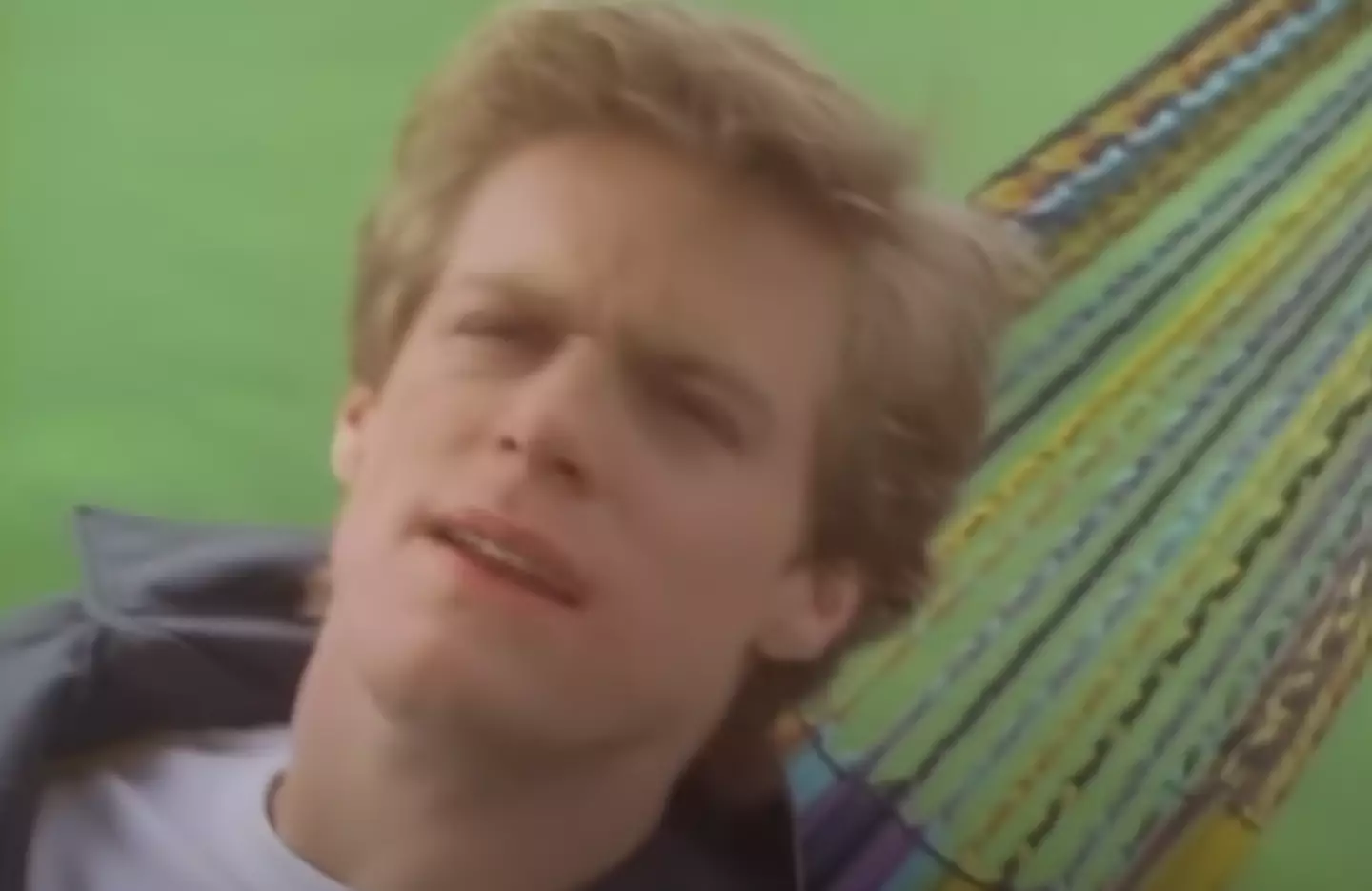 Bryan Adams in the video for 'Summer of 69'.