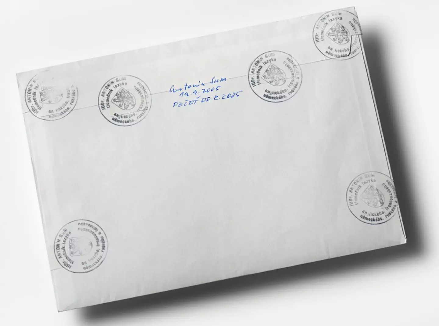 The letter has been sealed away for 88 years, but it survived all that time and is set to be opened tomorrow (X/@NarodniArchivCZ)