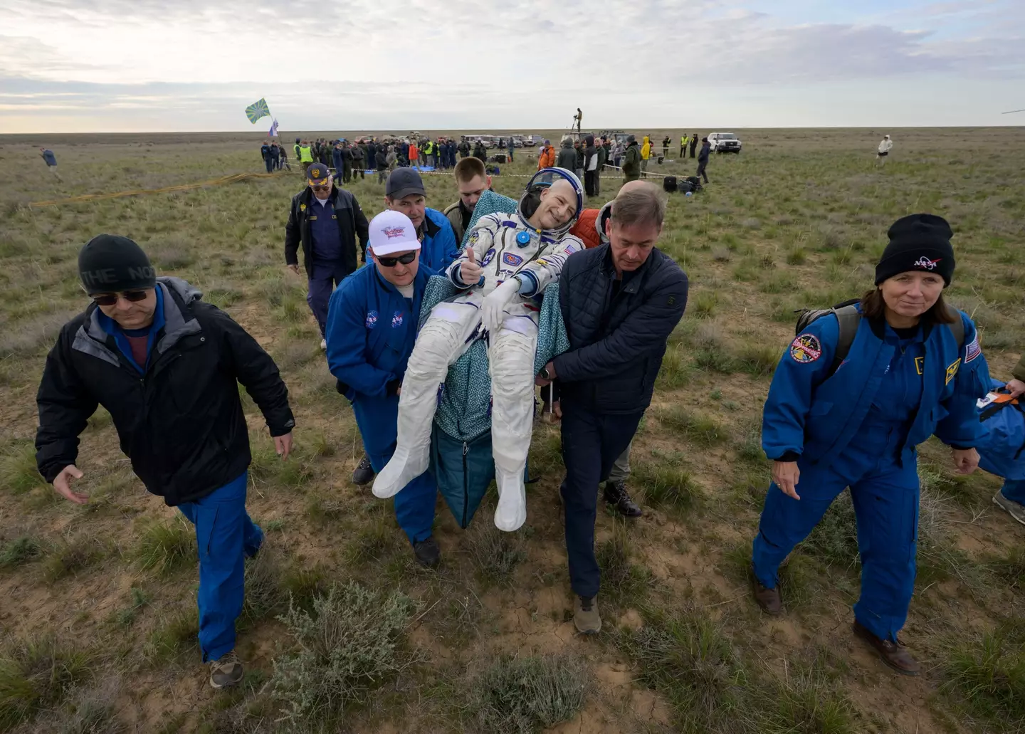 Don Pettit sparked concern with his appearance after he returned to Earth (Bill Ingalls/NASA via Getty Images)