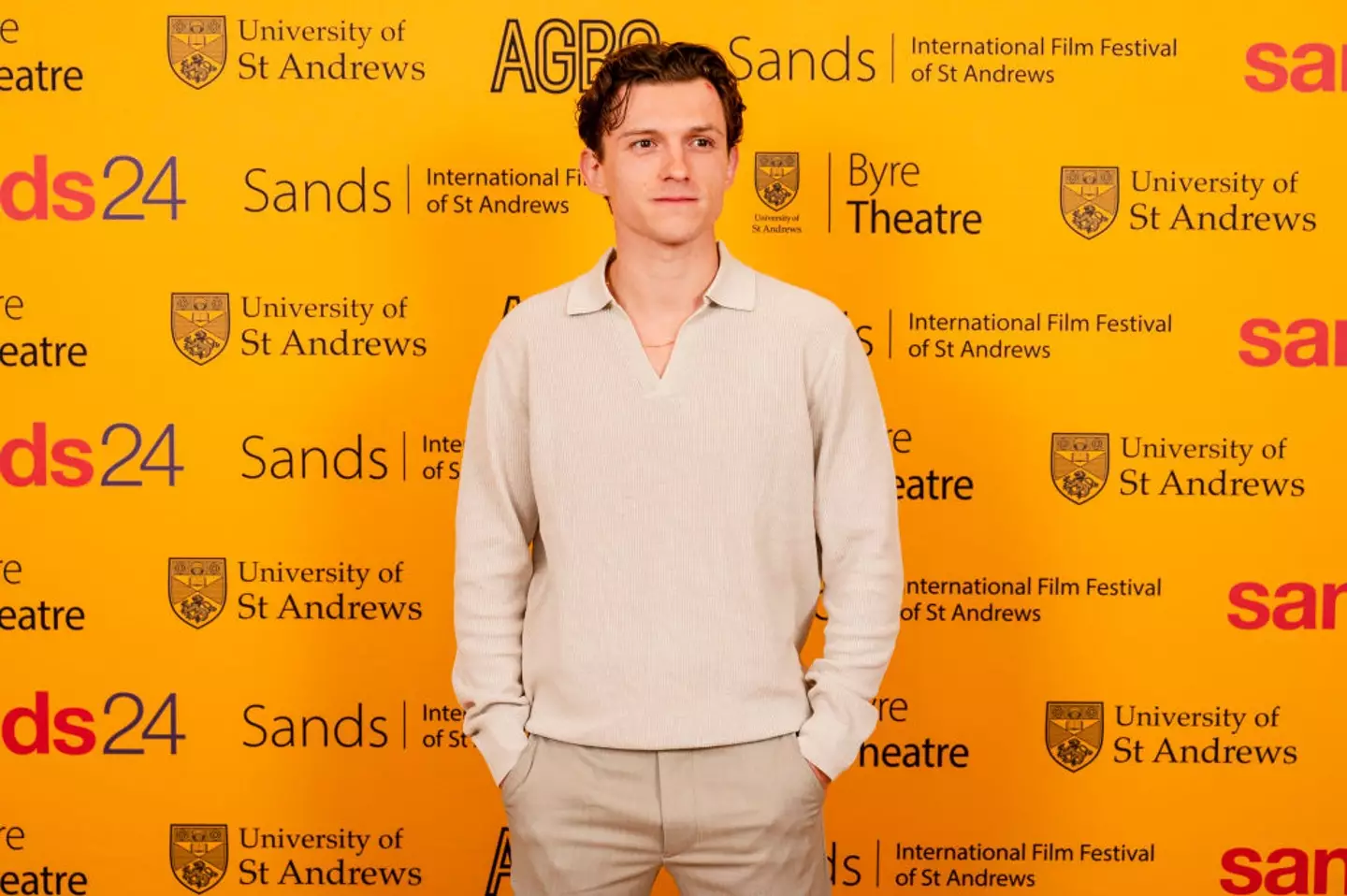 Tom Holland now has his own alcohol-free beer brand ( Euan Cherry/Getty Images for University of St Andrews)