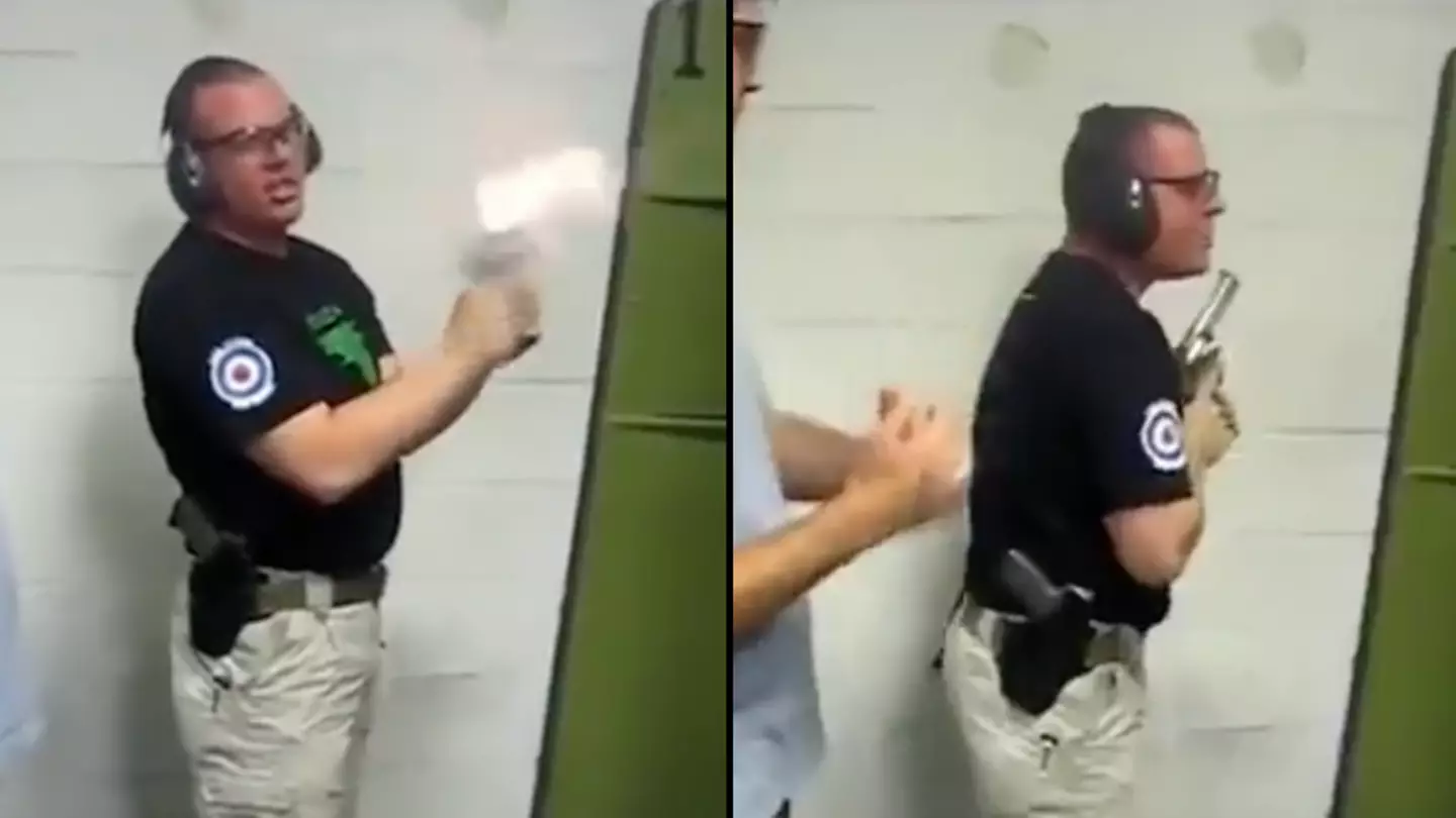 People divided as instructor fires gun in face with the safety on