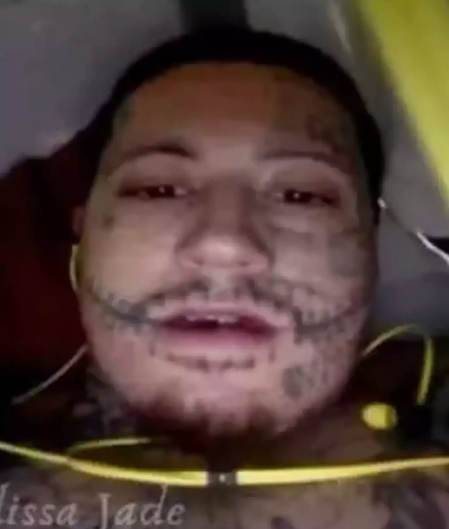 Wilson looks unrecognisable in new images which have been circulating (Lee County Jail/YouTube/Melissa Jade)