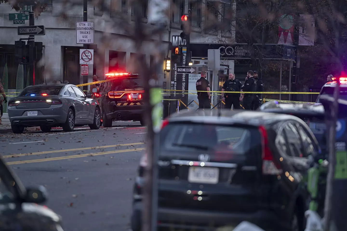 Two National Guardsmen were 'critically wounded' in the incident (Celal Gunes/Anadolu via Getty Images)