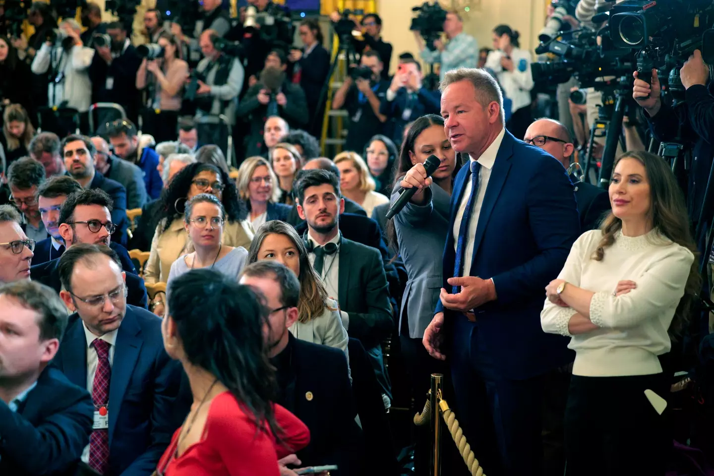 Glenn says the outcome of the meeting in the Oval Office proves you 'can judge a book by its cover' (Chip Somodevilla/Getty Images)