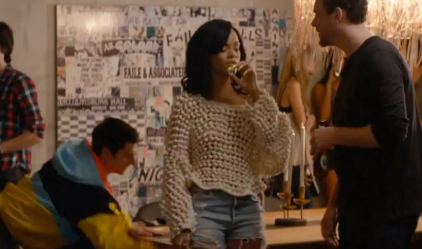 The pair performed both slaps for real (Sony)