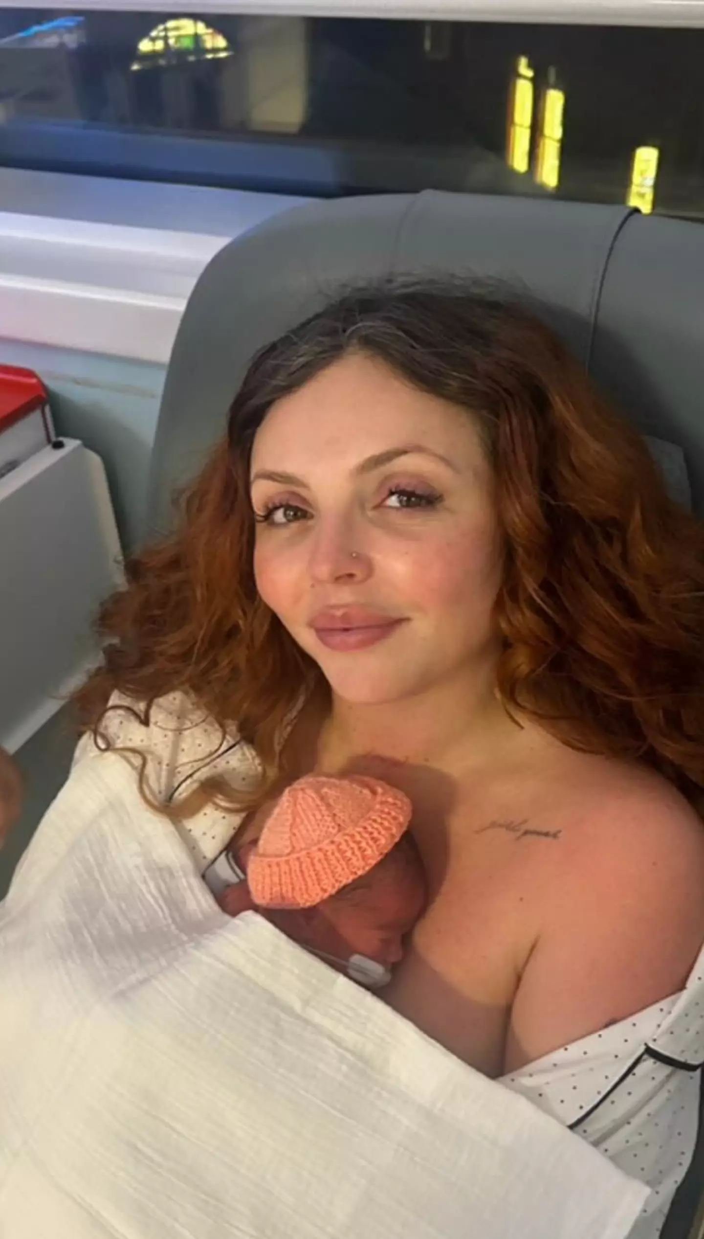 The former Little Mix star has announced the birth of her twin girls (Instagram/@jesynelson)