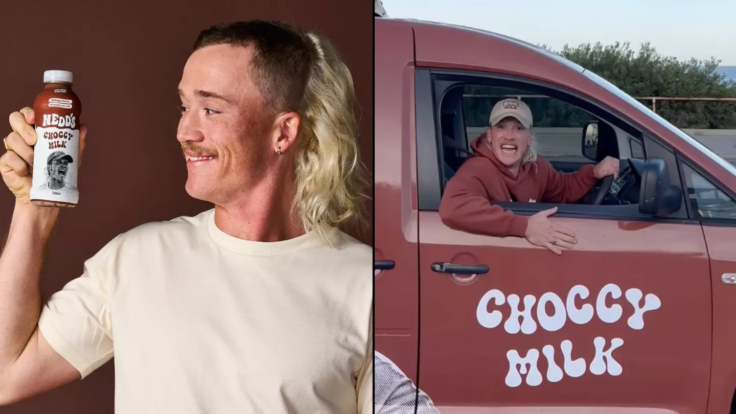 Australian icon Nedd Brockman is launching his own brand of chocolate milk