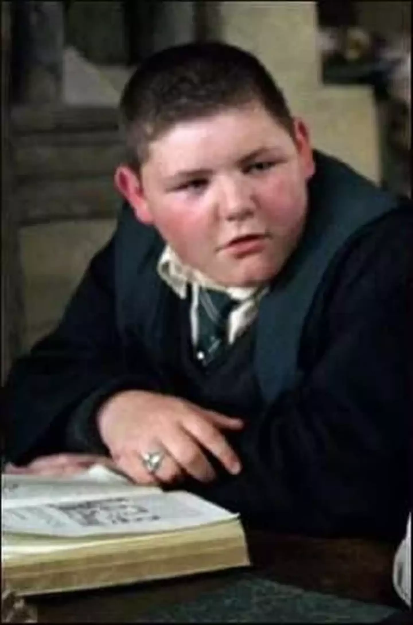Jamie Waylett as Vincent Crabbe in his Harry Potter days.