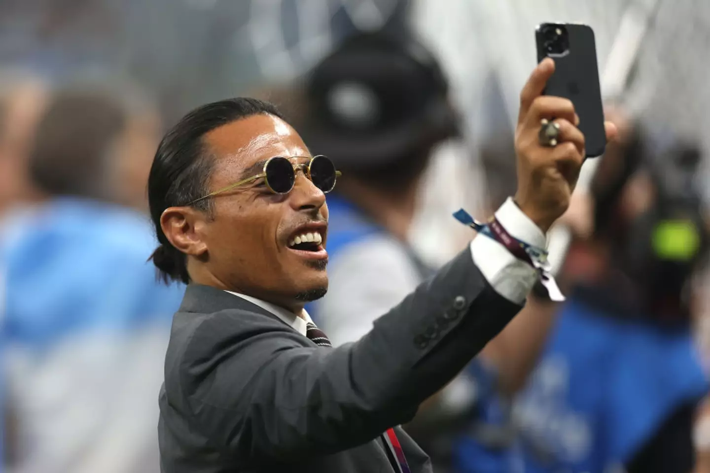Salt Bae ruffled a few feathers at the 2022 World Cup. (Lars Baron/Getty Images)