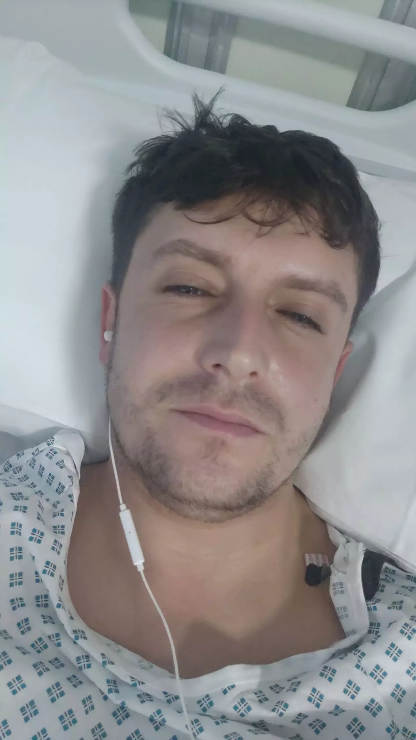 After being rushed to hospital with a collapsed lung in 2023, Matthew went into septic shock (Kennedy News and Media)