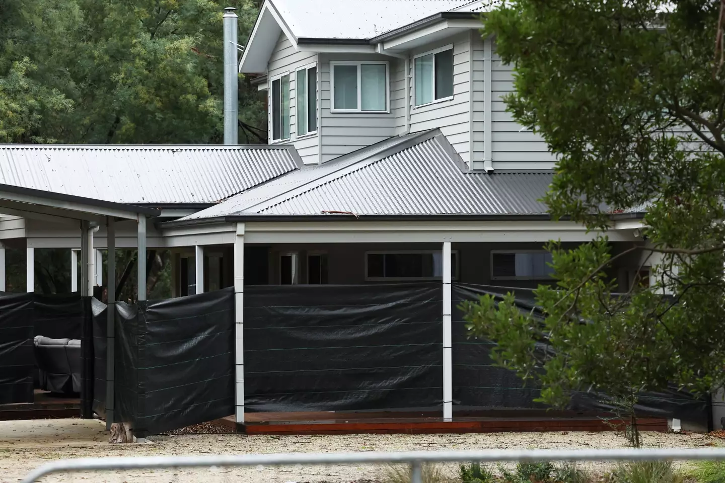 The house where Erin Patterson lived and served up the deadly meal (MARTIN KEEP/AFP via Getty Images)