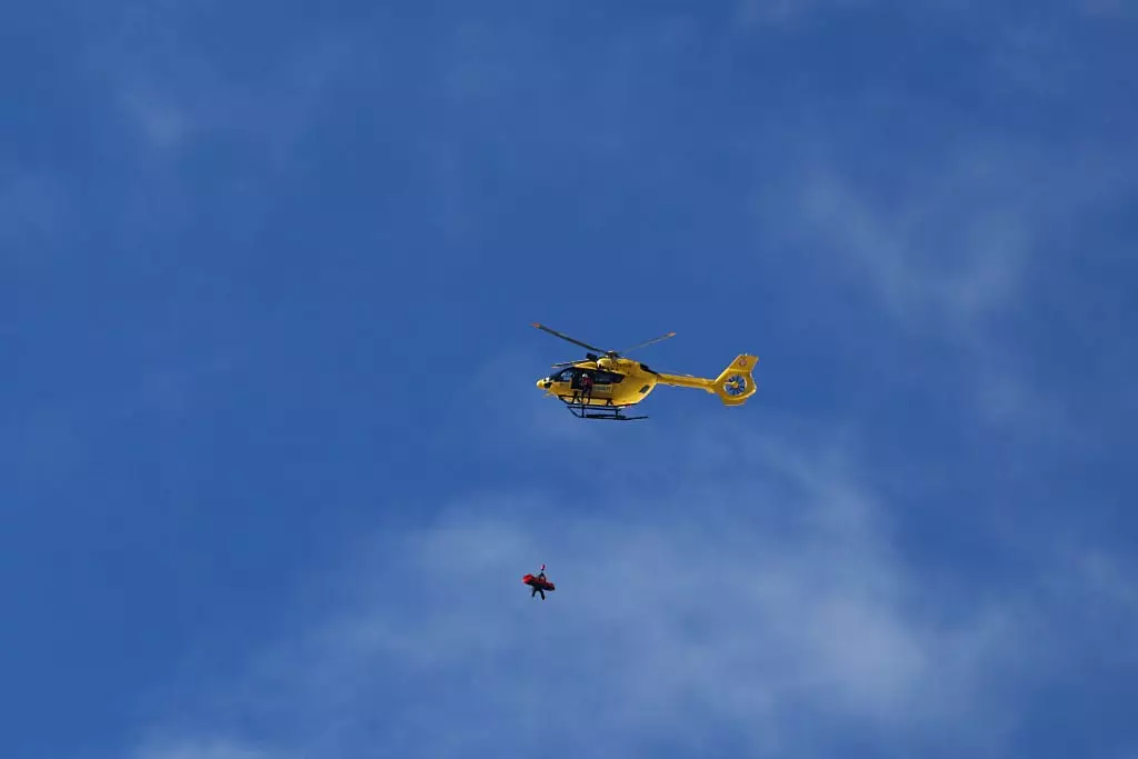 Vonn was airlifted to hospital after the crash (Al Bello/Getty Images)